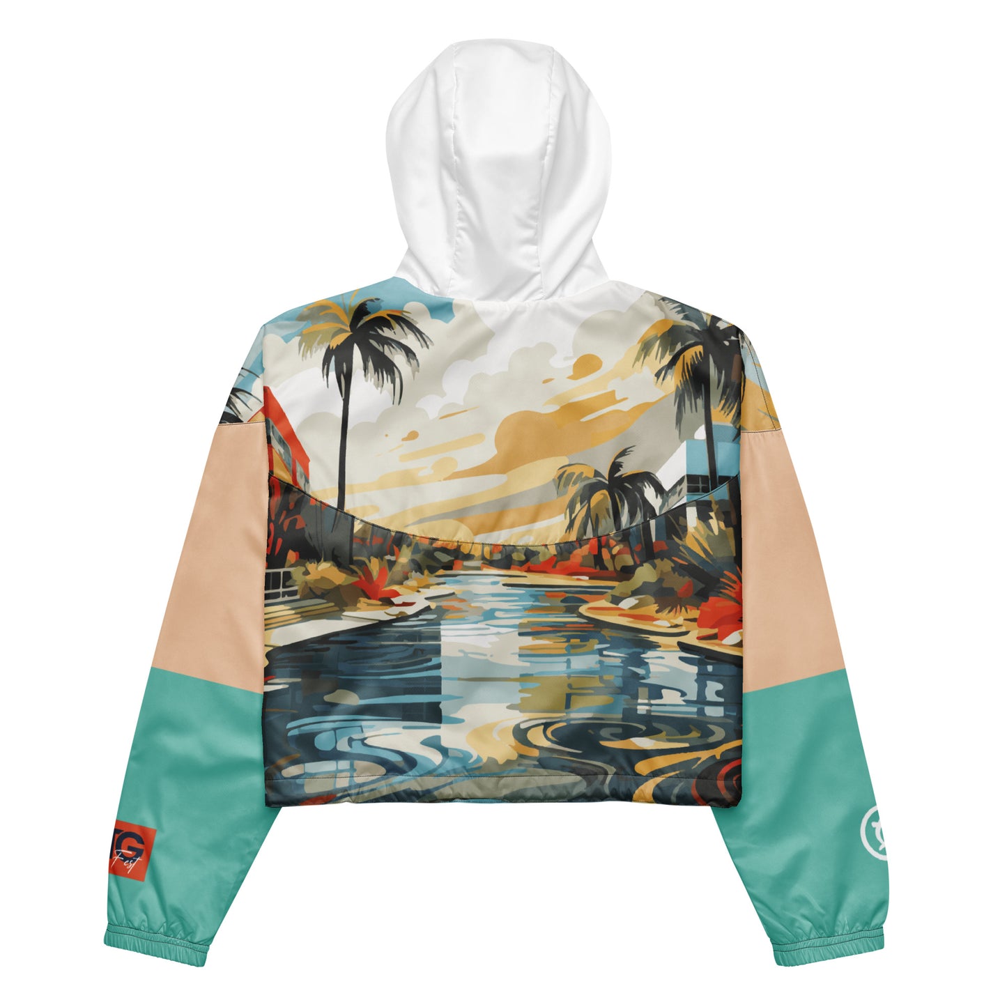 JITG WMNS Cropped WindBreaker - Dungeon Fwd Collab